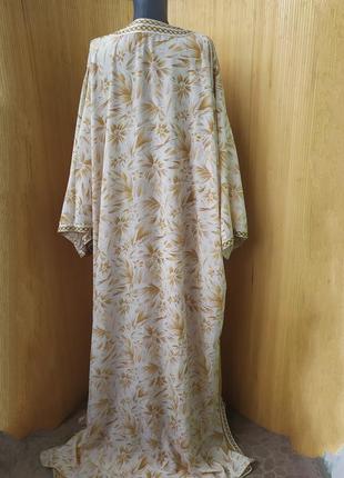Нарядное длинное платье двойка в этно стиле оверсайз / галабея4 фото
