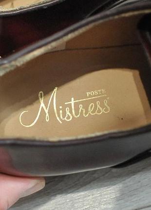 Жіночі шкіряні туфлі poste mistress - 39 - uk 6 - us 86 фото