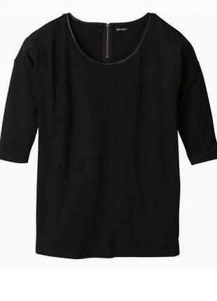Хлопковая блуза, кофта м 40 42 euro esmara германия черная