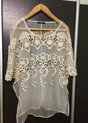 Блуза 100% шелк