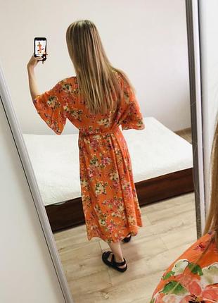 Плаття-халат квітковий принт 3
