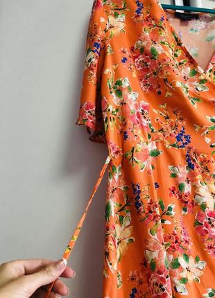 Плаття-халат квітковий принт8 фото