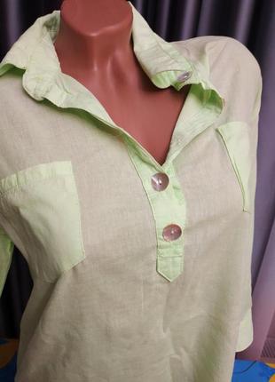 Натуральна туніка сорочка блузка туніка сорочка2 фото