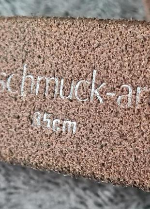 Женский кожаный ремень с декоративной пряжкой schmuck art