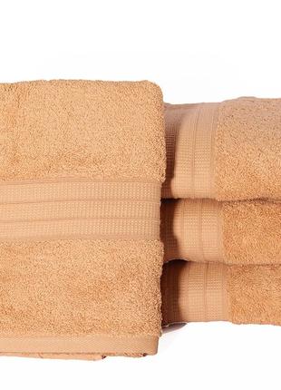 Полотенце 50х90 polosa цвет: бежевый