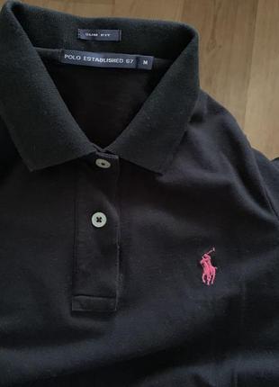 Чёрное поло ralph lauren7 фото