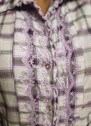 Натуральна сорочка туніка рубашка блузка туника2 фото