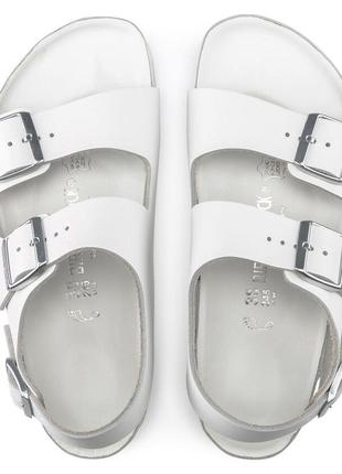 Birkenstock milano exquisite natural leather5 фото