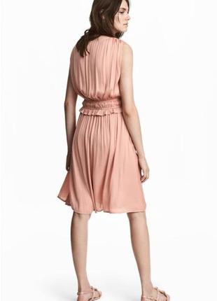 Нежное платье "розовая пудра" h&m3 фото