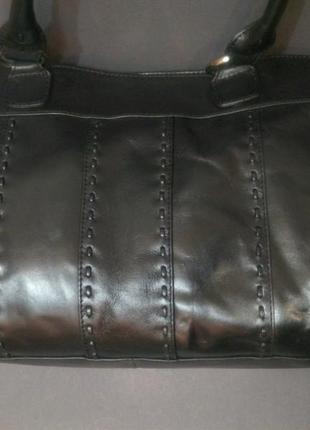 Роскошная деловая кожаная сумка m&s genuine leather5 фото