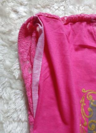 Розовая женская футболка, размер s/m, спинка ажурная, гипюровая, кружевная5 фото