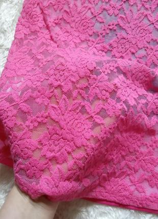 Розовая женская футболка, размер s/m, спинка ажурная, гипюровая, кружевная10 фото
