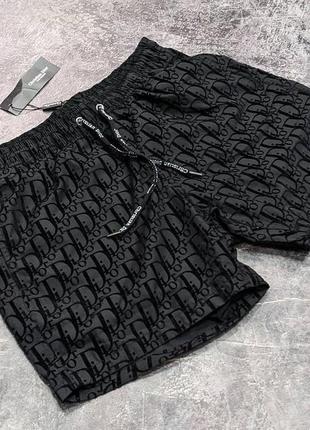 Плавки шорти пляжні бренд чорні туреччина / шорти для басейну моря плавальні бренду чорні1 фото