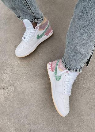 Женские кроссовки nike air jordan 1 retro ice cream1 фото