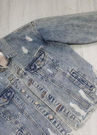 Джинсовка в винтажном стиле. джинсовая курточка. джинсовая курточка оверсайз2 фото