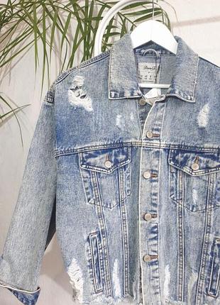 Джинсовка в винтажном стиле. джинсовая курточка. джинсовая курточка оверсайз