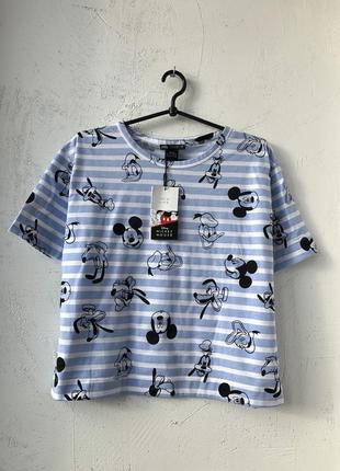Футболка з принтом mickey mouse disney zara - s / m/l
