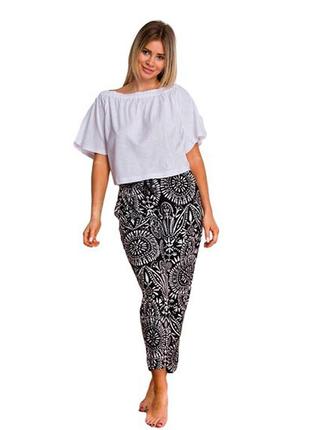 Прогулочный костюм черно-белого цвета key lhs 945 1 a21