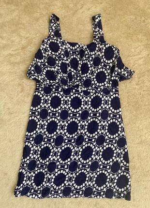 Женственное платье (сарафан) с вырезом на спинке, натуральная ткань