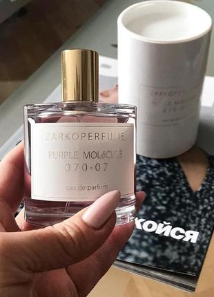 Ниша унисекс 100 мл zarkoperfume purple molecule 070.07