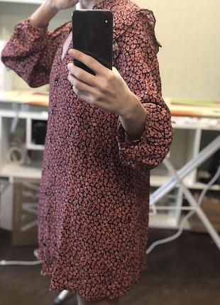Плаття zara зара коротке плаття, сукня червоне, сорочка zara зара, червона сукня zara зара2 фото