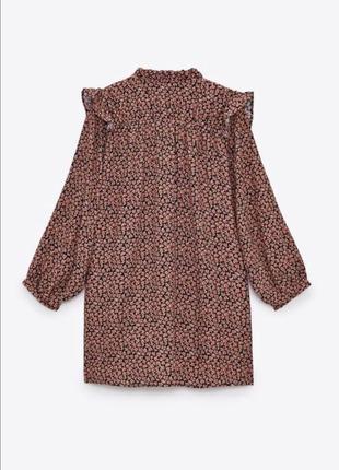 Плаття zara зара коротке плаття, сукня червоне, сорочка zara зара, червона сукня zara зара4 фото