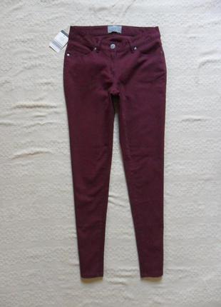 Новые коттоновые джинсы штаны скинни марсала blue motion, 12 размера1 фото