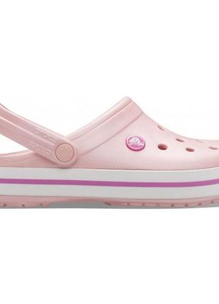 Сабо кроксы crocs crocband pearl3 фото