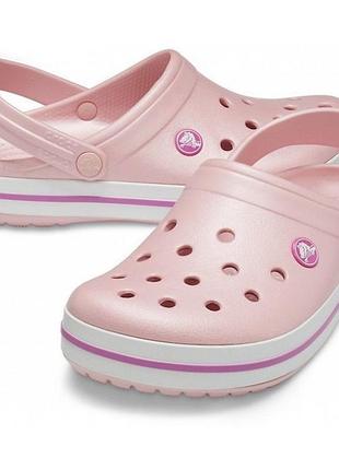 Сабо кроксы crocs crocband pearl1 фото