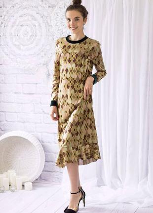 Авторское платье трикотажное