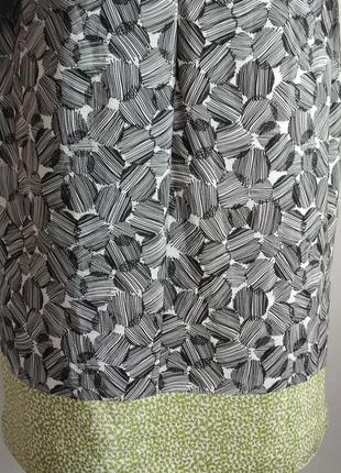 Платье с шелком rene lezard (рене лезард) из комбинированной ткани9 фото