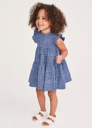 Очень красивое платье next на 12-18 месяцев на рост 80-86
