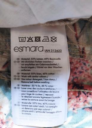 Лляні шорти esmara s різнокольоровий льняные шорты6 фото