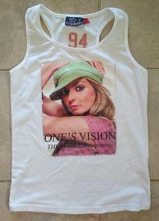 Нарядная маечка-борцовка knot so bad, xs, на 14-15 лет. польша.