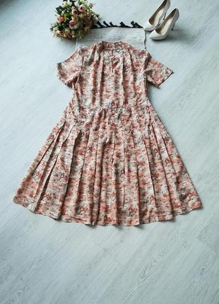 Ексклюзивное платье винтаж вінтажна сукня плиссе