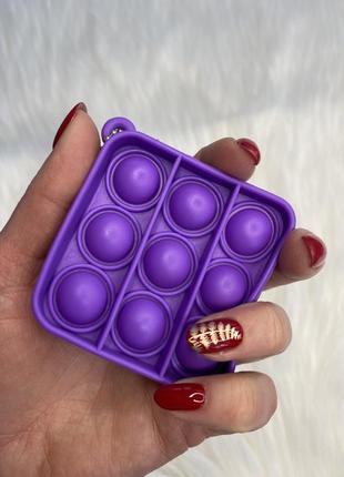 Брелок игрушка-антистресс push bubble fidget4 фото
