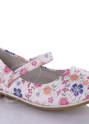 Туфлі в квітковий прінт2 фото