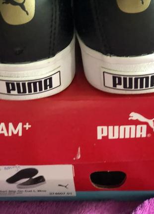 Оригинальные кожаные кеды  puma5 фото