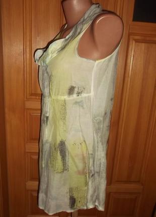 Блуза туника майка удлиненная батист распродажа р. 38- m-l - sandwich_2 фото