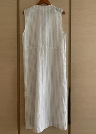 Льняное платье h&m размер 46 7