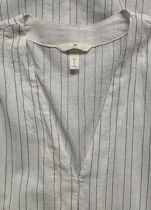Льняное платье h&m размер 46 8