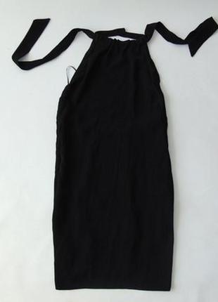 Черное платье с открытой спинкой, zara #а11#3 фото