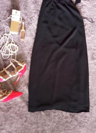 Черное платье с открытой спинкой, zara #а11#4 фото