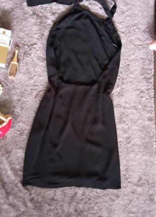 Черное платье с открытой спинкой, zara #а11#5 фото