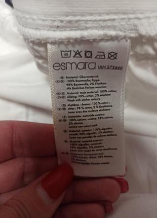 Белоснежные шорты esmara 38 размер6 фото