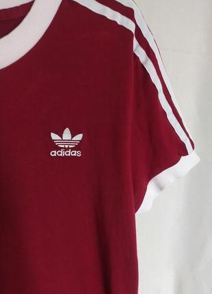 Женская стильная футболка адидас adidas originals stripes оригинал4 фото