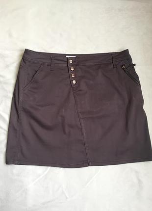 Розпродаж! спідниця стреч сіра раз 4xl (56)