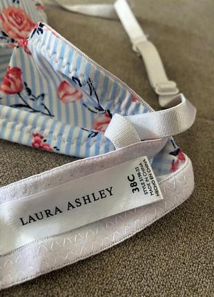 Шикарный брендовый лиф бюстгальтер в цветы,laura ashley 38c3 фото