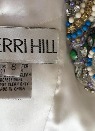 Шелковое шифоновое платье для венчания на выпускной для торжества  sherri hill оригинал!9 фото