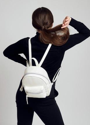 Міцний повсякденний жіночий рюкзак talari - білий2 фото